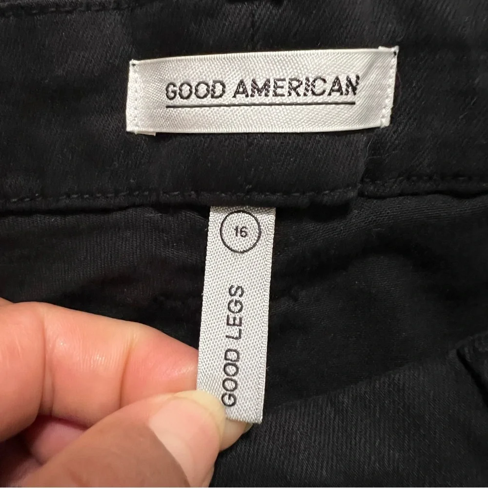 Good‎ American Good Legs Ripped Skinny Jeans Black002